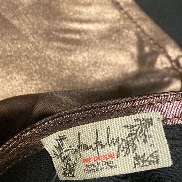 NWT Free People Sunset Shimmer Top in Rose Gold - Picture 8 of 10